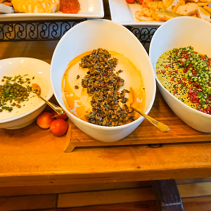 Smoked Salmon Dip and Hummus Duo