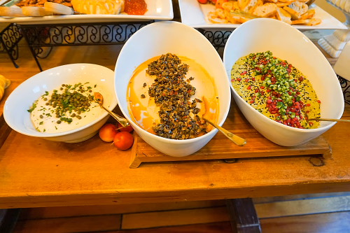 Smoked Salmon Dip and Hummus Duo