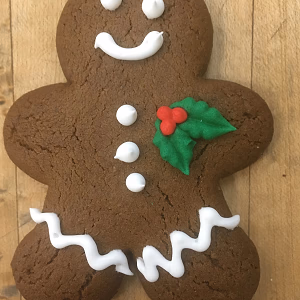 Cute gingerbread guy