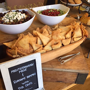 Mediterranean Meze and Edamame Hummus