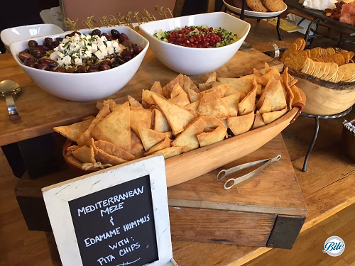 Mediterranean Meze and Edamame Hummus