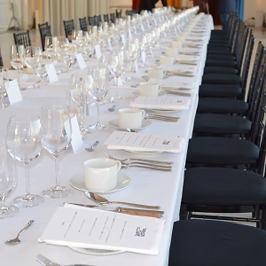 Table for Plated Dinner