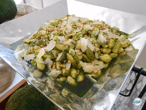 Gnocchi on buffet