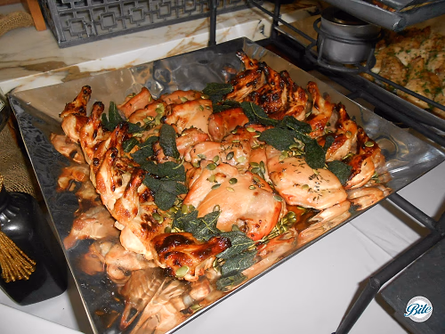 Apple Cider Roasted Chicken on Buffet