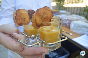 Mini Grilled Cheese and Soup Shot