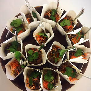 Mini Banh Mi Rice Takeout Boxes