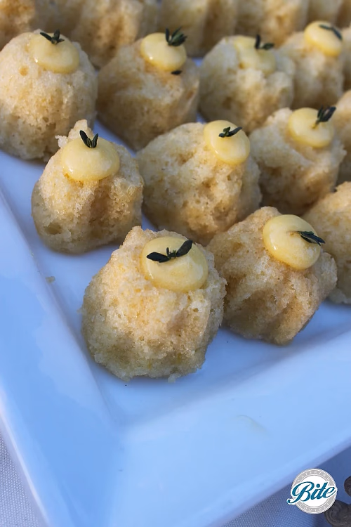 Mini lemon olive oil cakes 