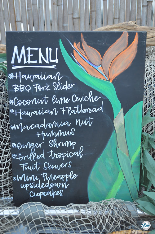 Hawaiian Luau Menu