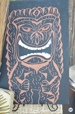 Laughing Tiki Man Sign