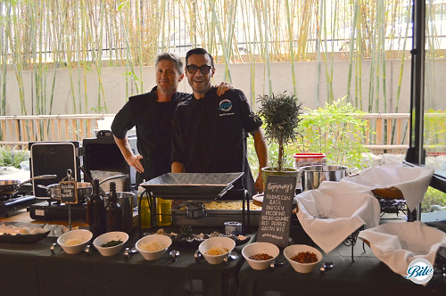 Chefs at the Pasta Station