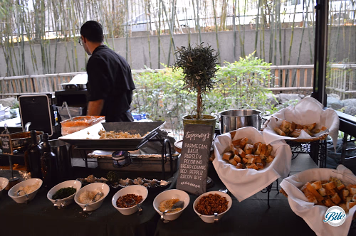 Chef pasta station