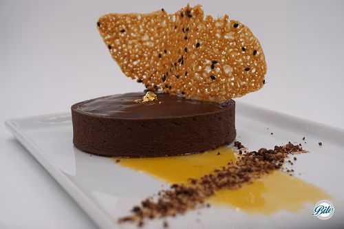 Passionfruit Chocolate Tart