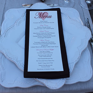 Valentine's Party Menu