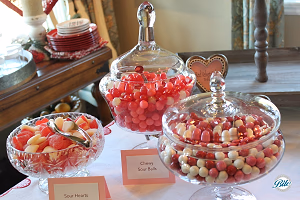 Valentine's Candy Display