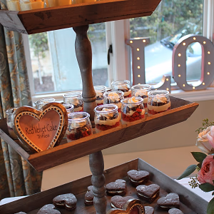 Valentine's Dessert Display