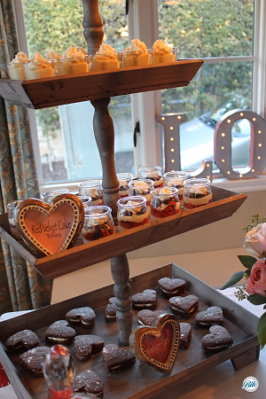 Valentine's Dessert Display