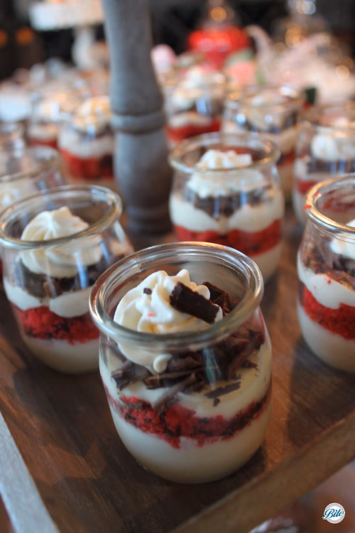 Red Velvet Cake Trifles