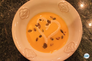 Butternut Squash Soup with Heart