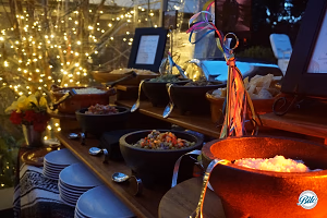 Tiered Display with Background Lights