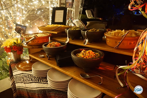 Chips and Dips on the Taco Bar