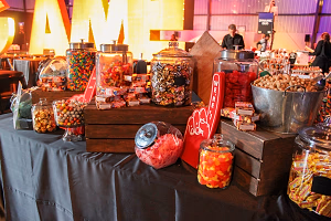 Sports Themed Dessert Display 