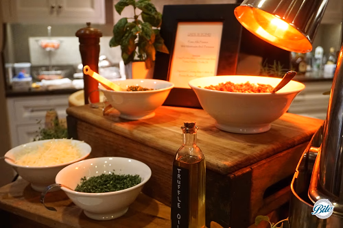 Toppings for Pasta Station