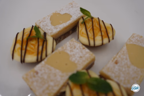 Lemon Bar and Passionfruit Cheesecake