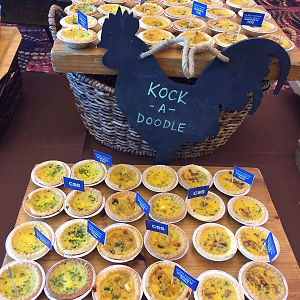 Individual Quiches on Breakfast Display