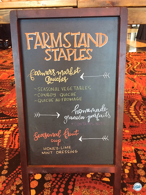 Farmstand Menu