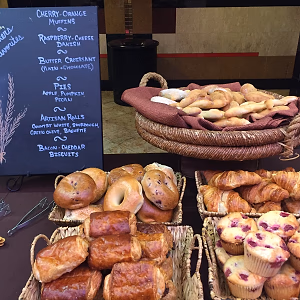 Assorted Breakfast Breads in Baskets