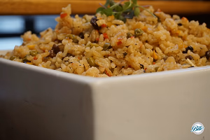 Brazilian Rice in Square Bowl