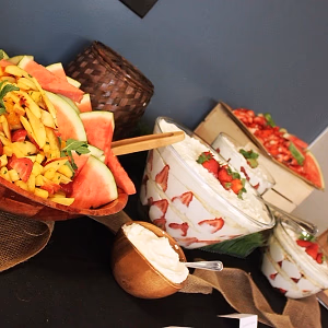 Farm to table fruit display 