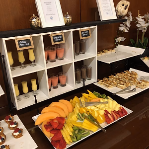 Breakfast Smoothies on Display