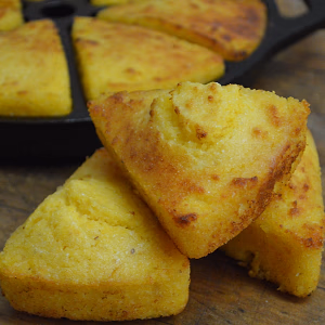 Stack of Cornbread