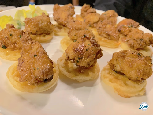 Mini Chicken'n Waffles Tray Passed