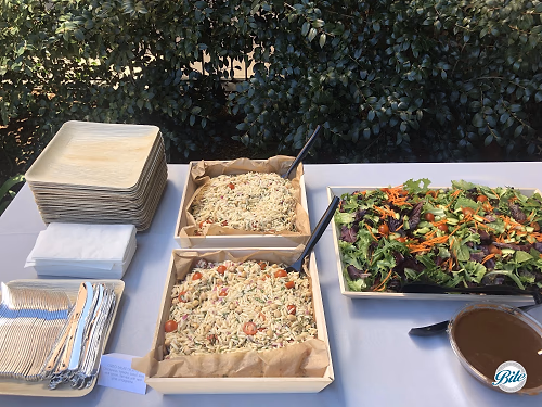 Orzo and Mixed Green Salads