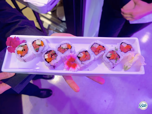 Vegan Sushi Passed on White Tray