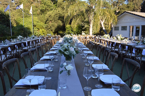 Tables Set for Dinner