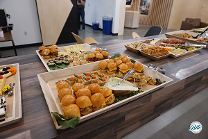Assorted Bites on Wood Tray