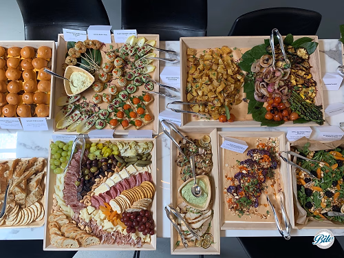 Overhead View of Lunch Delivery