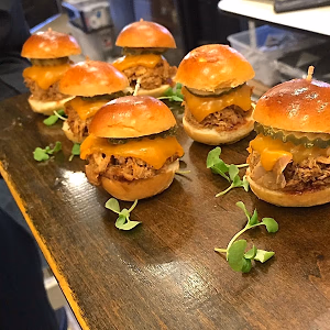 Smoked BBQ Chicken Slider