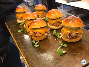 Smoked BBQ Chicken Slider