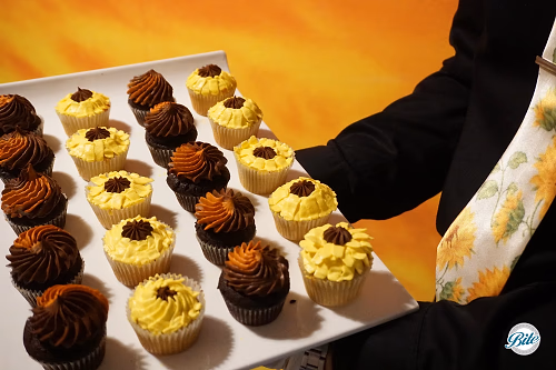 Sunflower Themed Cupcakes