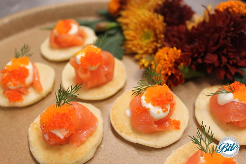 Smoked Salmon Blini 