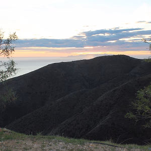 View of Sunset from Malibu Hills