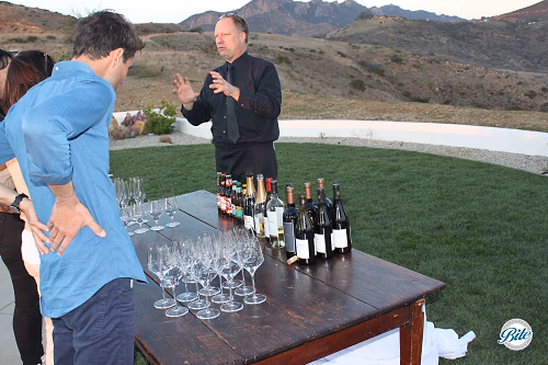 Outdoor Bar Overlooking Malibu Hills