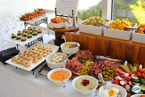 Market Display with Bites