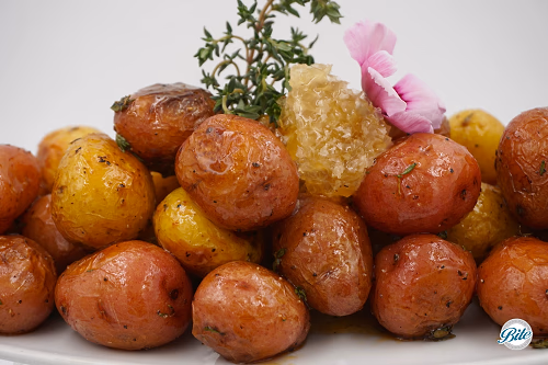 Honey Thyme Glazed Potatoes