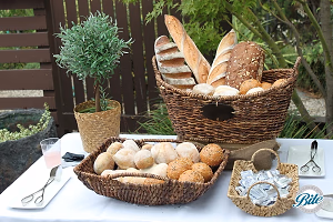 Assorted Breads on Buffet