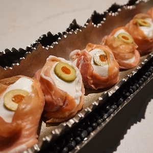 Eyeballs Passed on Metal Tray